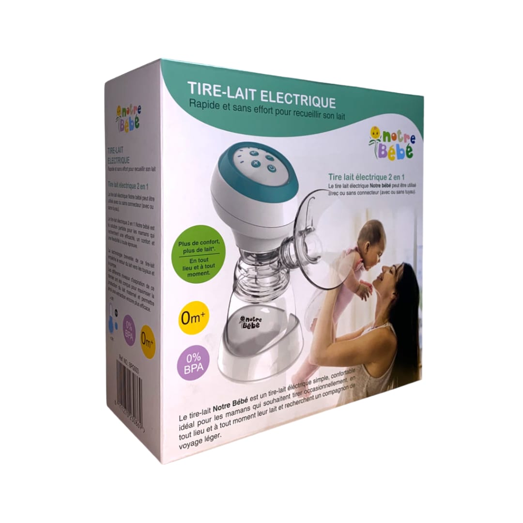 💖 Tire-Lait Électrique 2 en 1 – Notre Bébé 💖