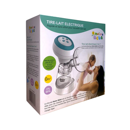 💖 Tire-Lait Électrique 2 en 1 – Notre Bébé 💖